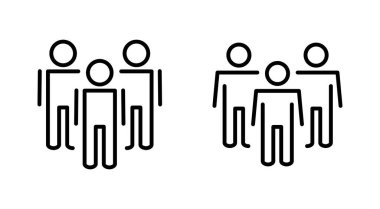 İnsan simgesi seti. Kişi simgesi vektörü. Kullanıcı Simgesi vektörü. takım simgeleri