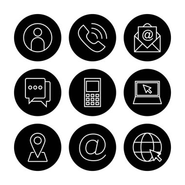 Simge vektörüyle bağlantı kurun. Ağ simgesi vektörü. kartvizit iletişim bilgileri simgesi.