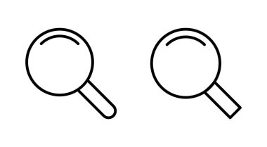 Arama simgesi ayarlandı. Büyüteç simgesini ara