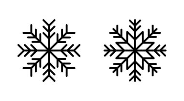 Kar ikonu hazır. kar Tanesi simgesi vektörü