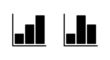 Büyüyen grafik simgesi seti. Grafik simgesi. diyagram simgesi