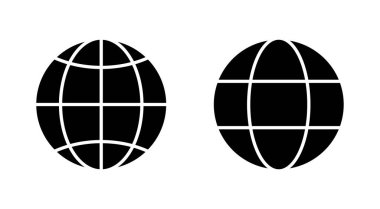 Web simgesi seti. Web simgesine git. Web tıklama simgesi