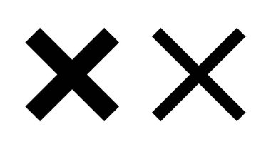 Simgeyi kapat. Simge vektörünü sil. çapraz işaret