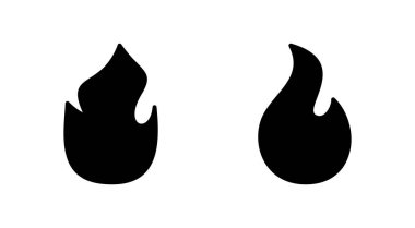 İkon ateşlendi. ateş vektör simgesi