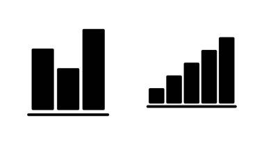 Büyüyen grafik simgesi seti. Grafik simgesi. diyagram simgesi
