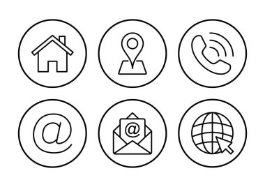 Simge vektörüyle bağlantı kurun. Ağ simgesi vektörü. kartvizit iletişim bilgileri simgesi.