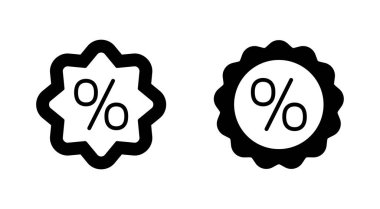 İndirim simgesi seti. İndirim etiketi simgesi. 