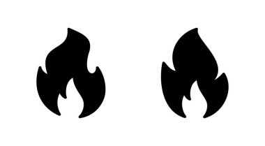 İkon ateşlendi. ateş vektör simgesi