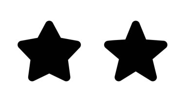 Yıldız Simgesi hazır. derecelendirme simgesi vektörü favori yıldız simgesi