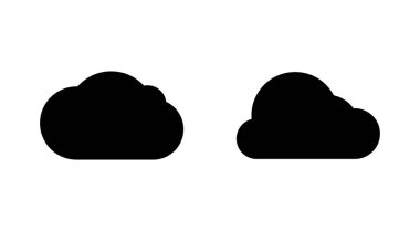 Bulut simgesi hazır. bulut vektörü simgesi