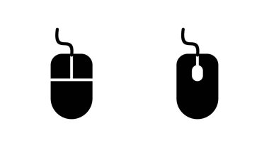 Fare simgesi seti. Simge vektörüne tıklayın. işaretleyici simgesi vektörü.