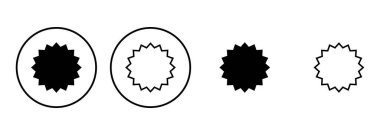 Rozet simgesi ayarlandı. Ödül ikonu. Başarmak. Damga