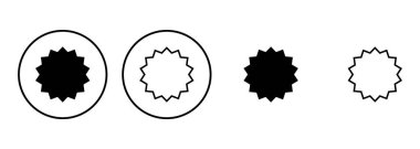 Rozet simgesi ayarlandı. Ödül ikonu. Başarmak. Damga