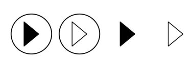 Ok simgesi ayarlandı. Ok sembolü. Web tasarımınız için ok işareti.