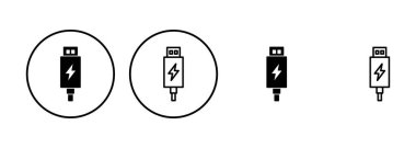 Usb simgesi ayarlandı. Flash disk simgesi vektörü