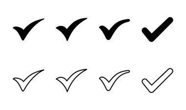 İşaret simgesi ayarlandı. İşaret simgesini işaretle. İşaret işareti vektörü