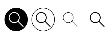 Arama simgesi ayarlandı. Büyüteç simgesini ara