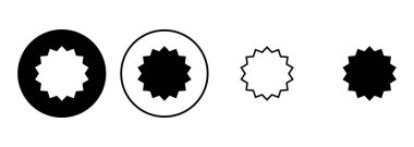 Rozet simgesi ayarlandı. Ödül ikonu. Başarmak. Damga