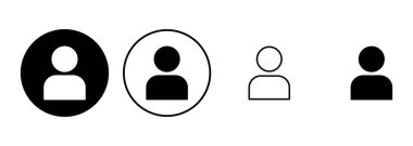 Kullanıcı Simgesi ayarlandı. İnsan imzası. insanlar simgesi. 