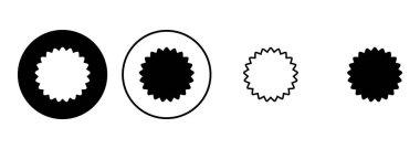 Rozet simgesi ayarlandı. Ödül ikonu. Başarmak. Damga