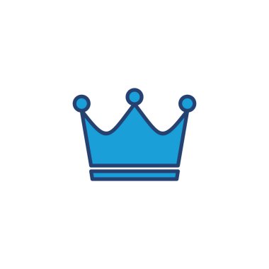 Crown ikon vektörü. taç vektör simgesi