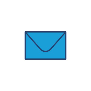 Posta simgesi vektörü. e- posta simgesi vektörü. E- posta simgesi. Zarf illüstrasyonu