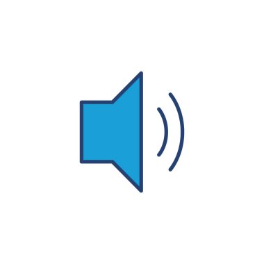 Sözcü simgesi vektörü. Hacim simgesi vektörü. Hoparlör ikon vektörü. ses sembolü