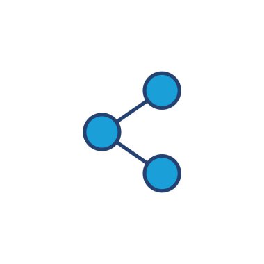 Simge vektörünü paylaş. Paylaşılan vektör simgesi