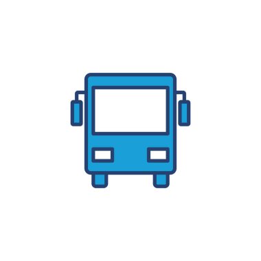 Otobüs simgesi vektörü. bus vektör simgesi