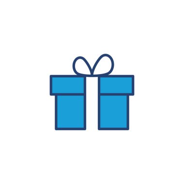 Hediye ikonu vektörü. Hediye vektör simgesi. doğum günü hediyesi