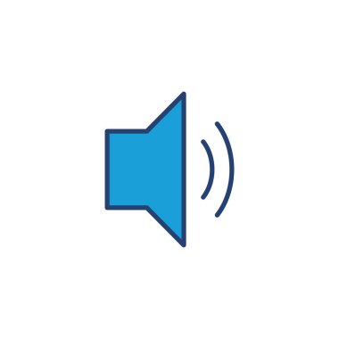 Sözcü simgesi vektörü. Hacim simgesi vektörü. Hoparlör ikon vektörü. ses sembolü