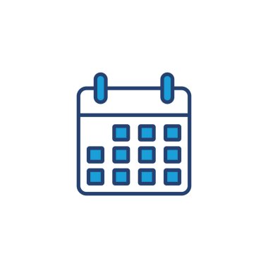 Takvim simgesi vektörü. Takvim sembolü. takvim vektör simgesi