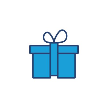 Hediye ikonu vektörü. Hediye vektör simgesi. doğum günü hediyesi