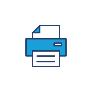 Simge vektörünü yazdır. yazıcı simgesi vektörü. 