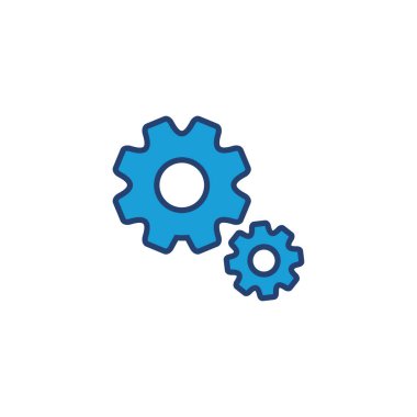 Simge Vektörü Ayarlanıyor. Cog Ayarları Simge Simgesi