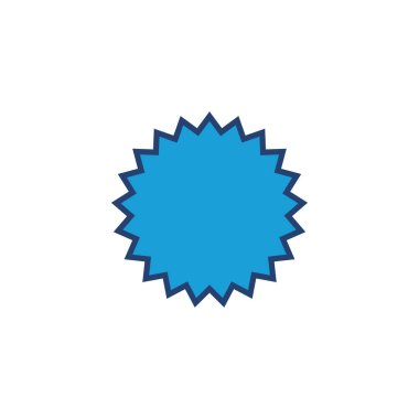 Rozet simgesi vektörü. Ödül ikonu. Başarmak. Damga