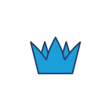Crown ikon vektörü. taç vektör simgesi