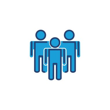 İnsanlar ikon vektörü. Kişi simgesi vektörü. Kullanıcı Simgesi vektörü