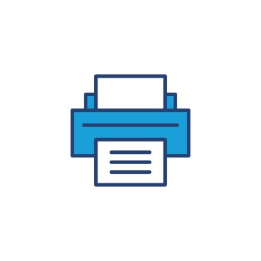 Simge vektörünü yazdır. yazıcı simgesi vektörü. 