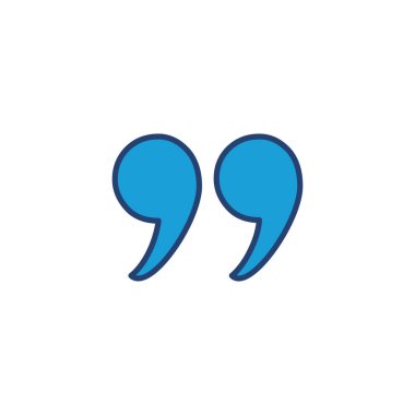 Simge vektöründen alıntı. Tırnak işareti sembolü.