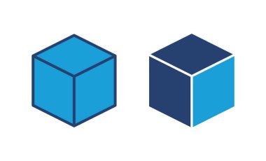 Kutu simgesi vektörü. kutu vektör simgesi, paket, paket