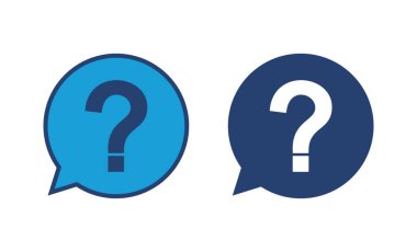 Soru simgesi vektörü. soru işareti vektörü.