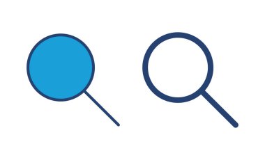 Simge vektörünü ara. Büyüteç simgesini ara