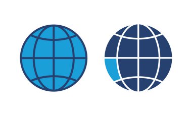 Web simgesi vektörü. Web simgesine git. Web tıklama simgesi