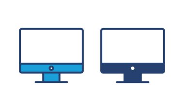 Bilgisayar simgesi vektörü. bilgisayar izleyici simgesi vektörü.