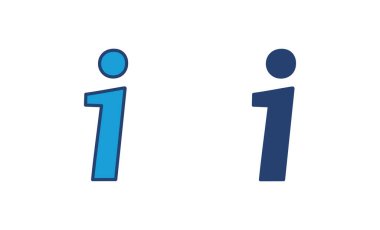 Bilgi simgesi simgesi vektörü. ikon vektörü hakkında. Faq simgesi