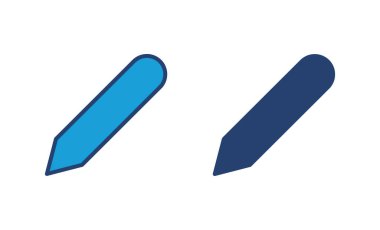 Kalem simgesi vektörü. kalem sembolü. Simge vektörünü düzenle