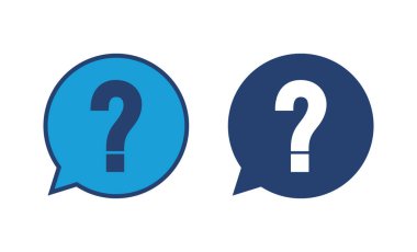 Soru simgesi vektörü. soru işareti vektörü.