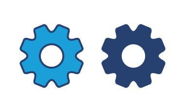 Simge Vektörü Ayarlanıyor. Cog Ayarları Simge Simgesi