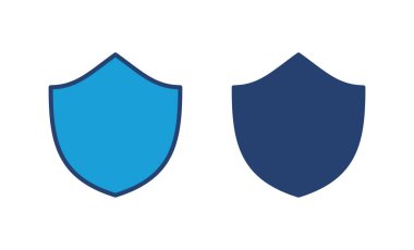 Kalkan simgesi vektörü. Koruma ikonu vektörü. Güvenlik vektör simgesi